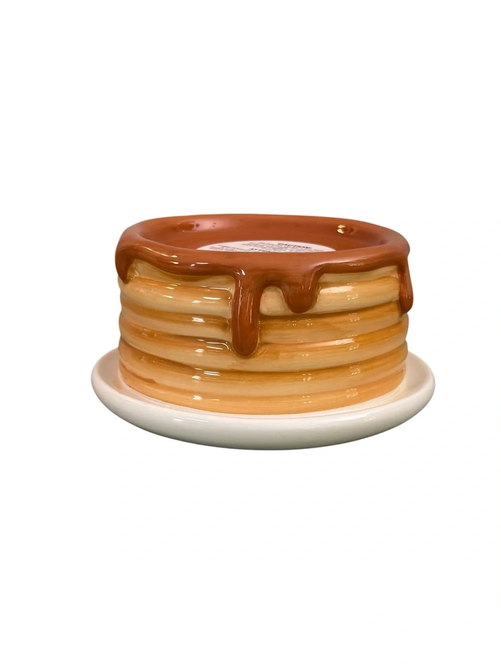 2-Pc Bath & Body Works PANCAKE STACK 3-Wick Candle Holder COZY SUNDAY NIGHT Set